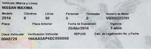 donde VIN