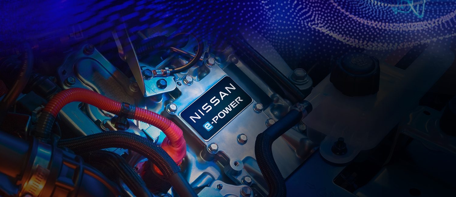 Nissan e-POWER 2026 vista de motor