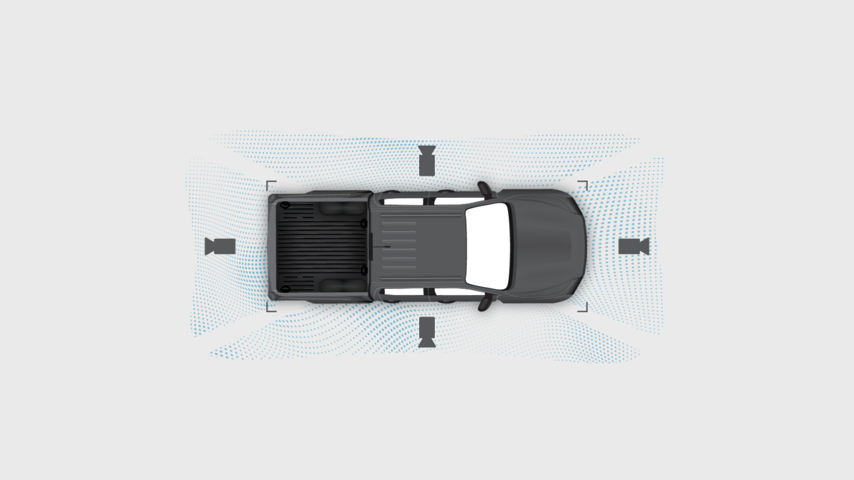 Nissan Frontier 2023 cuenta con Monitor Inteligente de Visión Periférica
