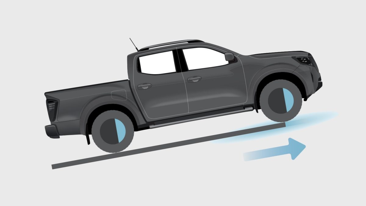 Nissan Frontier 2026 cuenta con Asistente de Ascenso en Pendientes