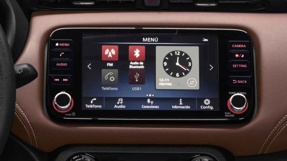 Nuevo Nissan Kicks 2023 pantalla táctil