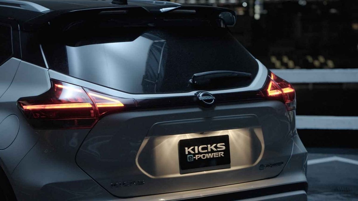 Nuevo Nissan Kicks e-POWER 2023 alerón trasero