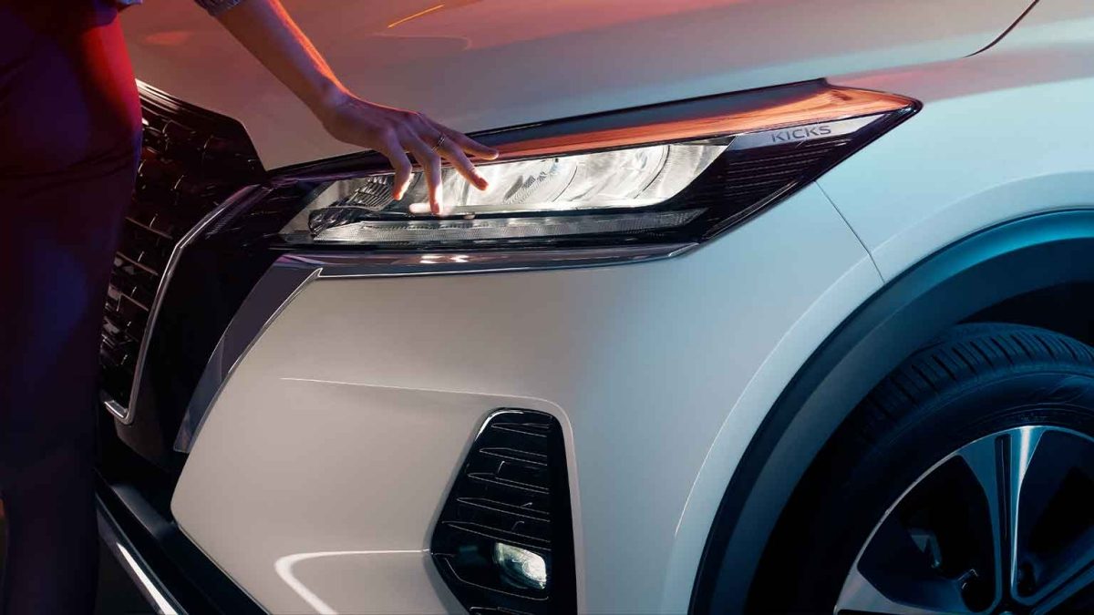 Nuevo Nissan Kicks e-POWER 2023 diseño exterior faros