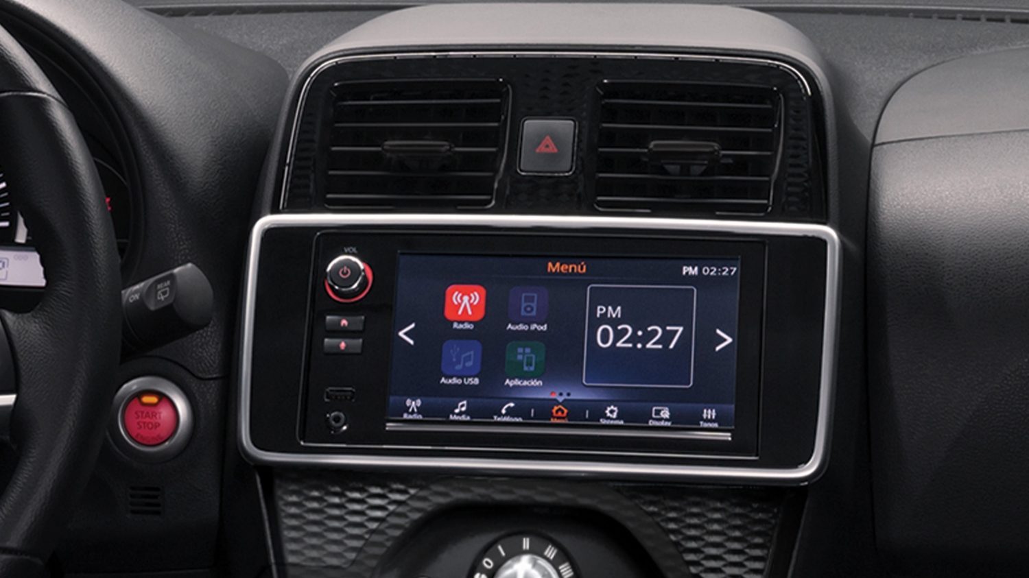 Nissan March 2025 pantalla