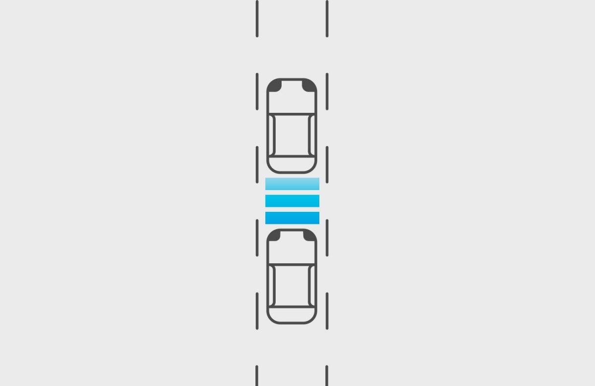 Gráfico de SUV con control crucero inteligente