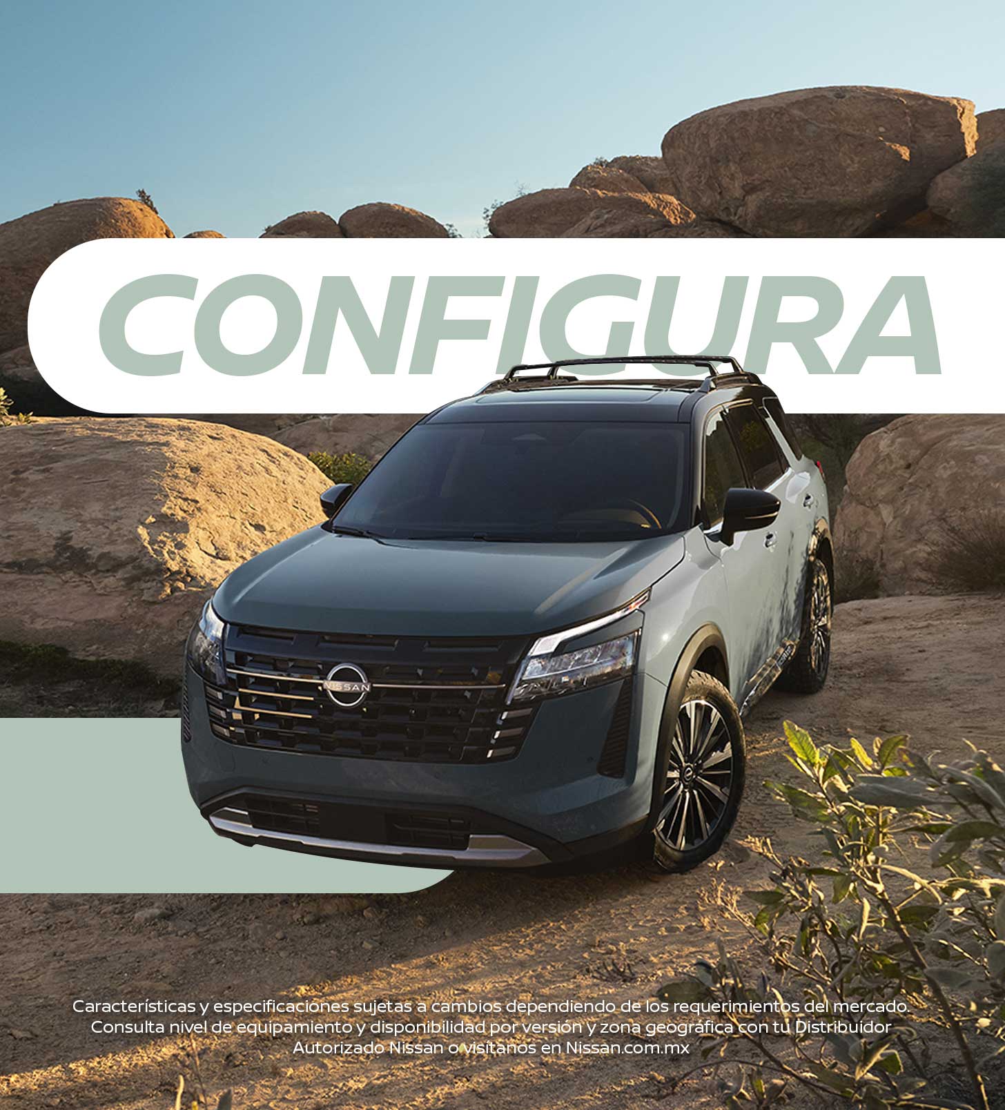 Configura tu Nissan Pathfinder 2026