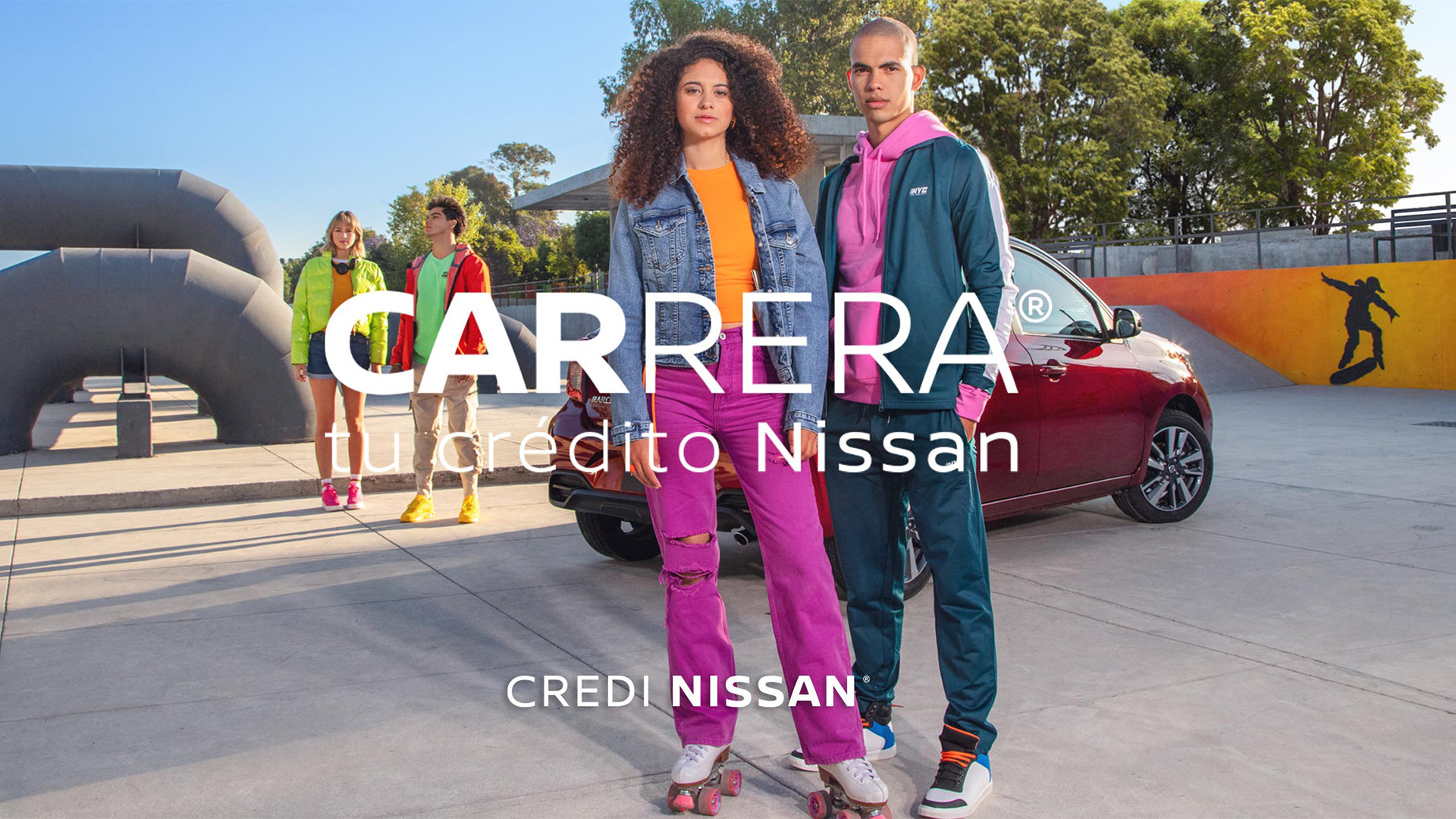 Esto es Nissan Carrera. Tu crédito estudiantil Nissan