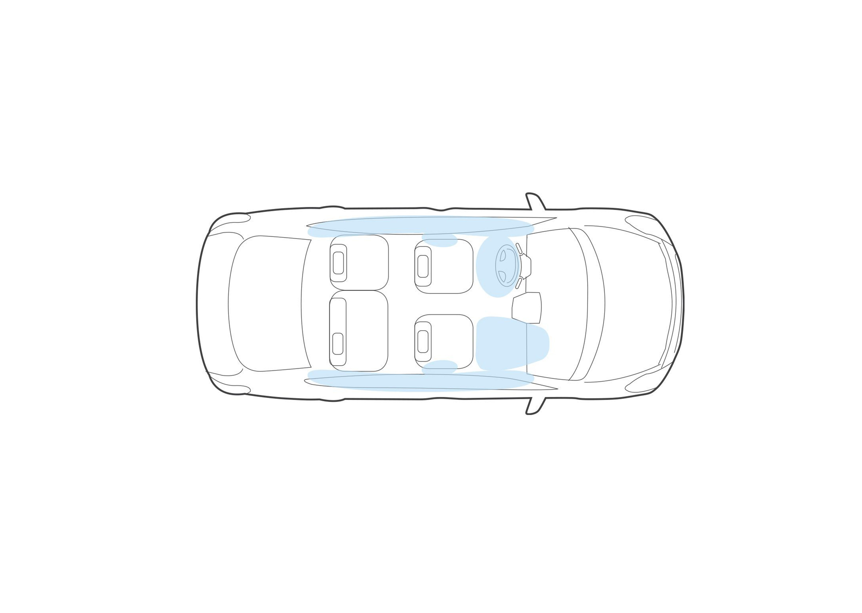 Nissan V-Drive 2023 con bolsas de aire frontales y laterales