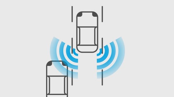 Icono de Nissan X-Trail 2025 mostrando como funciona la Tecnología de Alerta de Punto Ciego