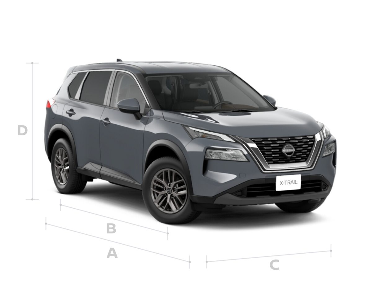 Medidas de Nissan X-Trail 2026