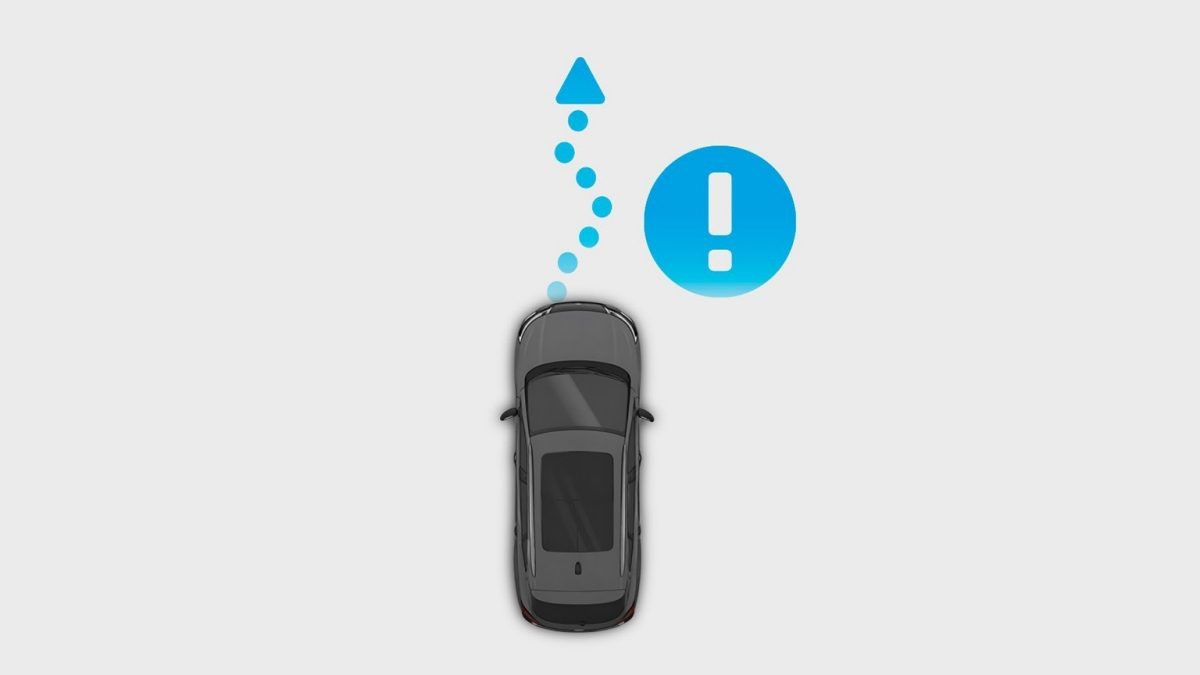 Icono de Nissan X-Trail 2026 mostrando como funciona la Tecnología de Alerta de Tráfico Cruzado