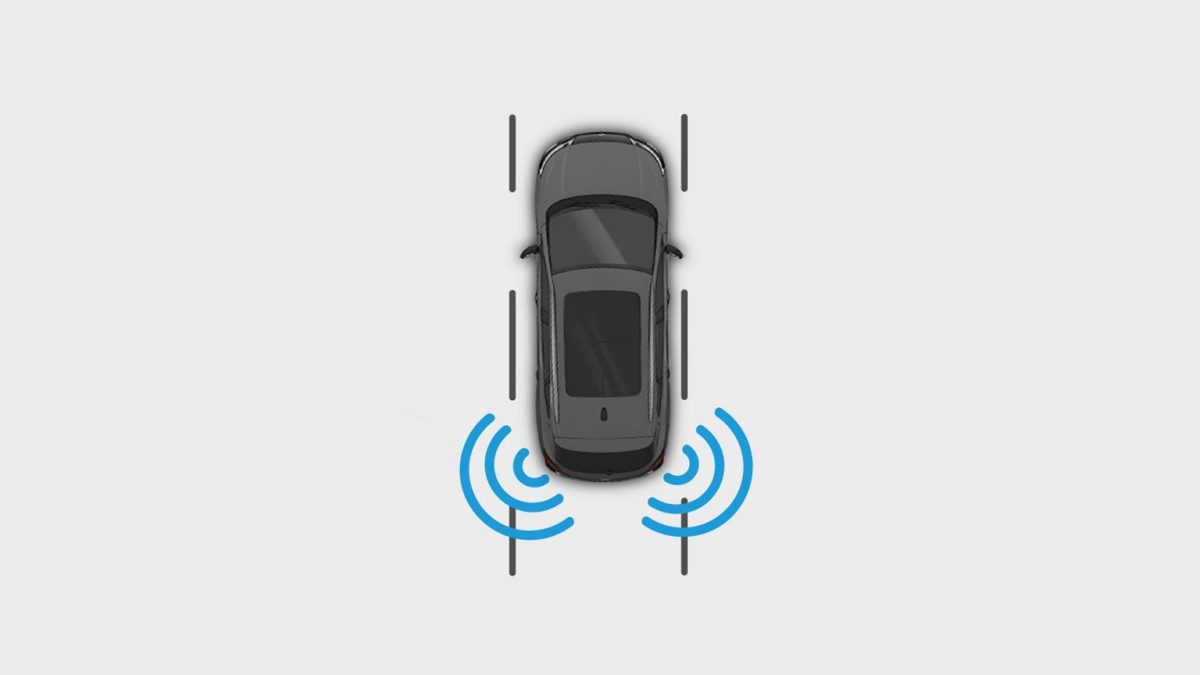 Icono de Nissan X-Trail 2026 mostrando como funciona la Tecnología de Intervención Inteligente de Cambio de Carril