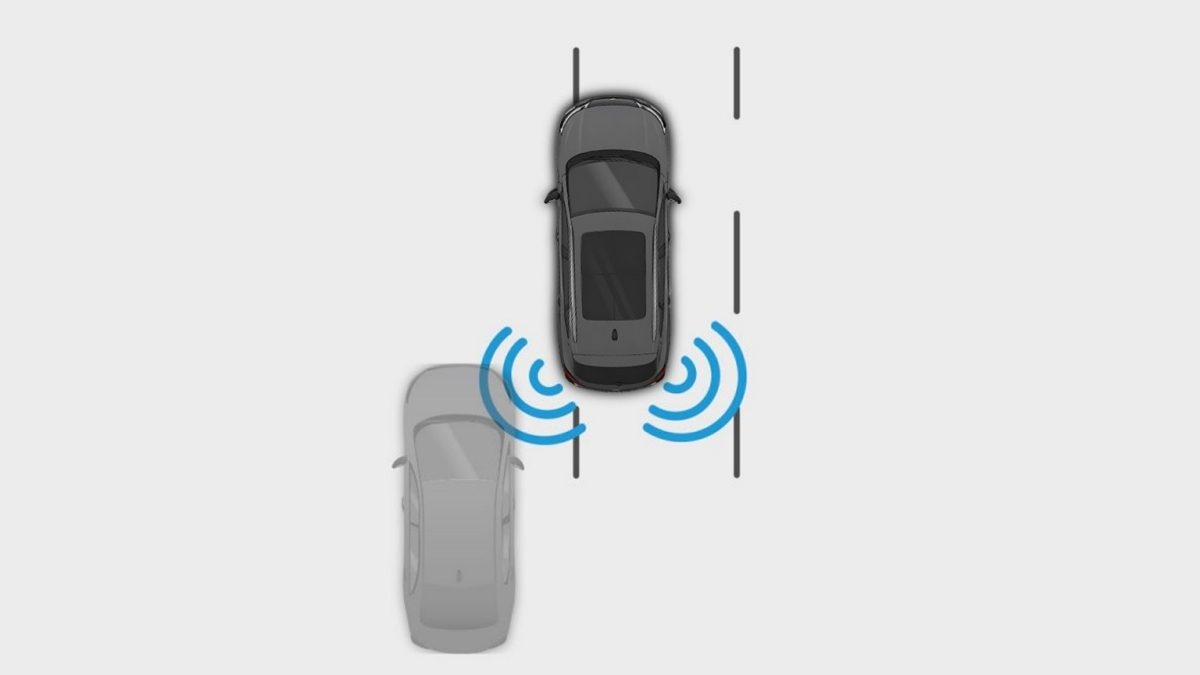 Icono de Nissan X-Trail 2026 mostrando como funciona la Tecnología de Alerta de Tráfico Cruzado