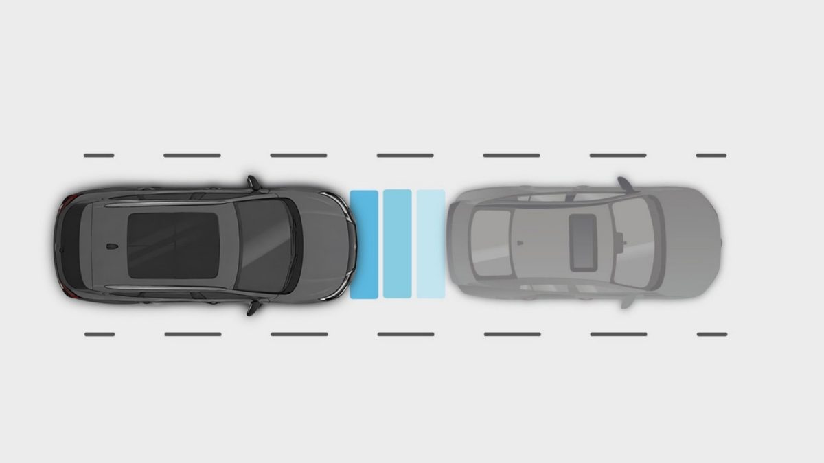 Icono de Nissan X-Trail 2026 mostrando como funciona la Tecnología de Alerta de Tráfico Cruzado