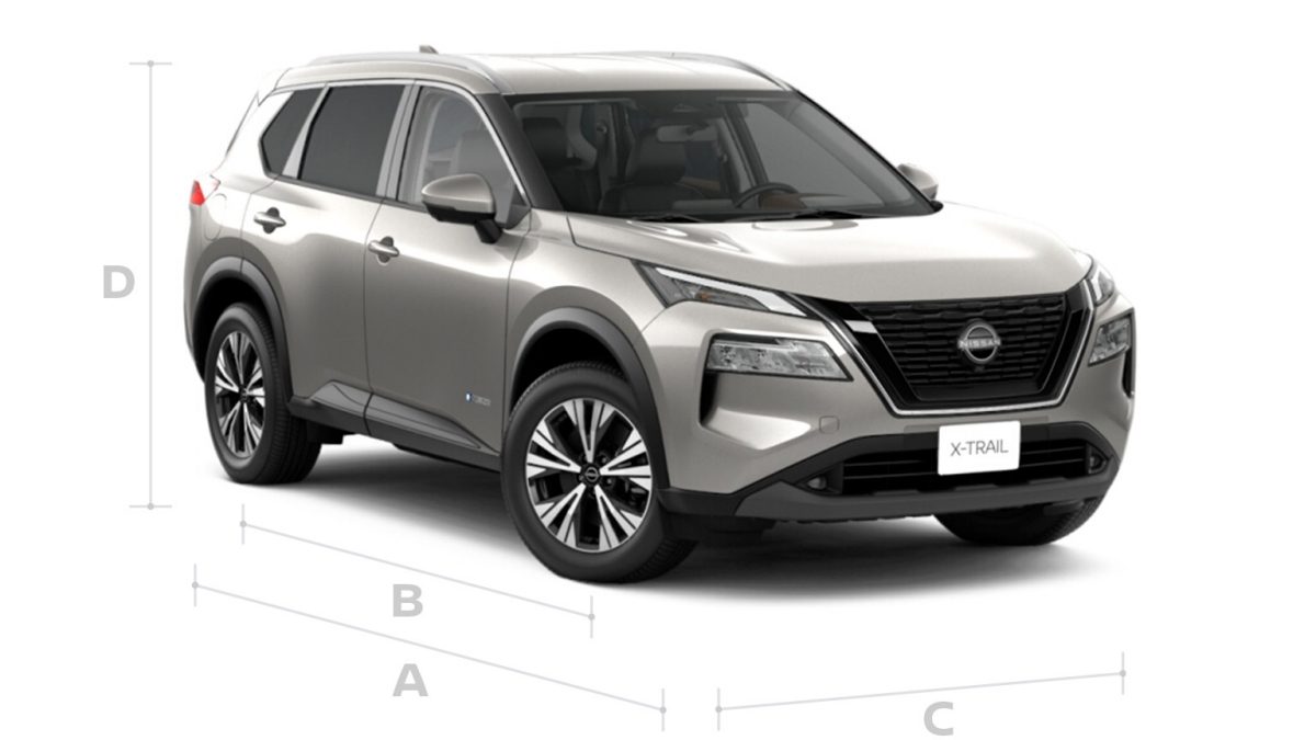 Medidas de Nissan X-Trail e-POWER 2026