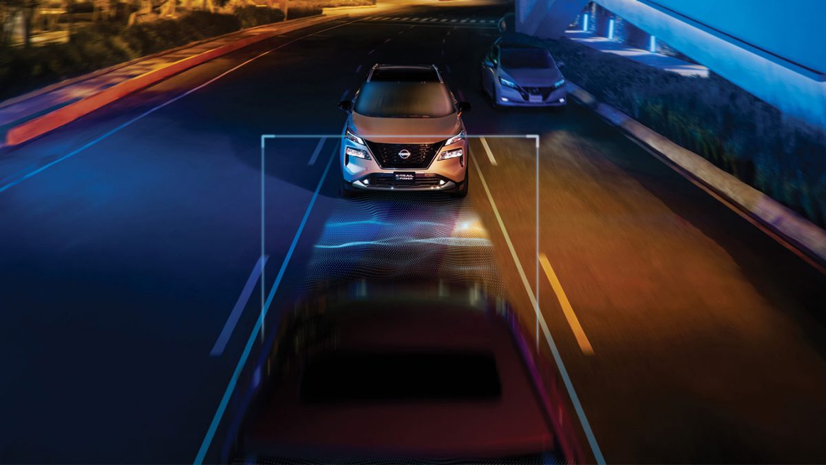 Nissan X-Trail e-POWER 2026 mostrando como funciona la tecnología ProPILOT Assist