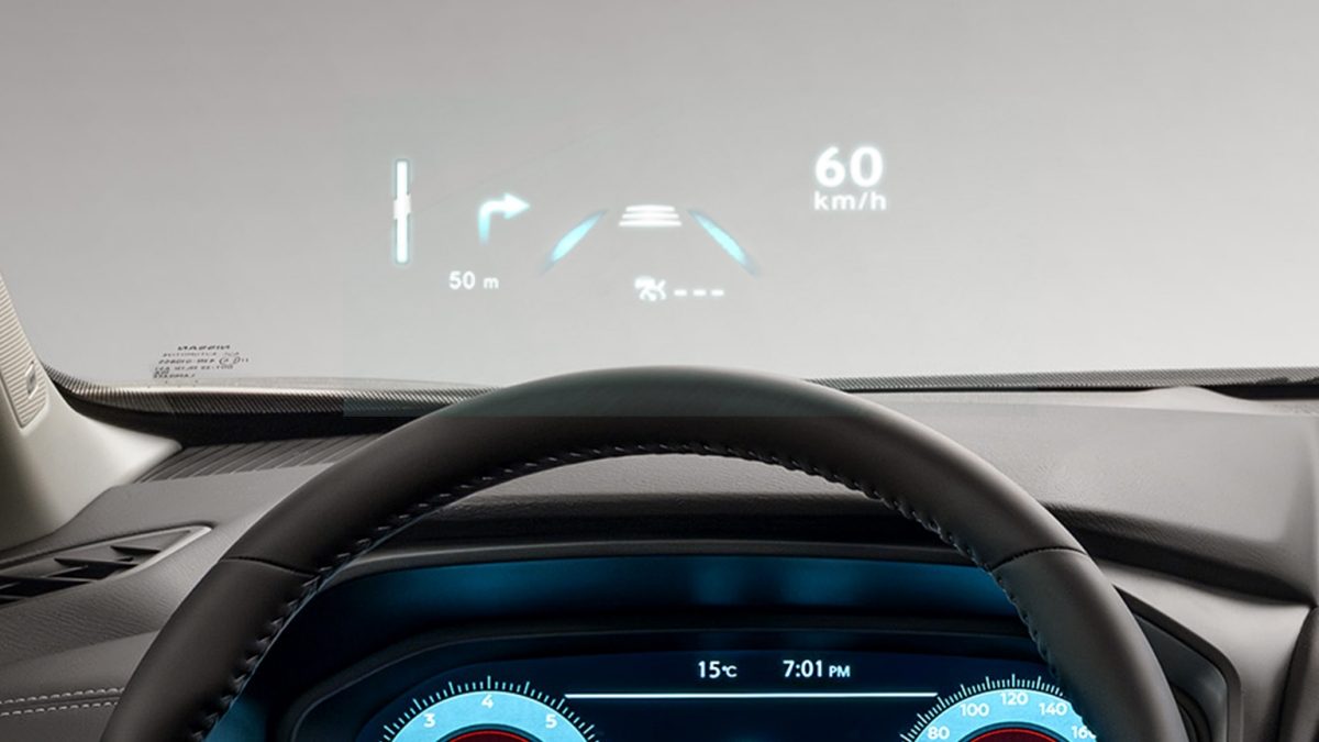 Nissan X-Trail e-POWER con e-4ORCE 2027 Head-Up Display