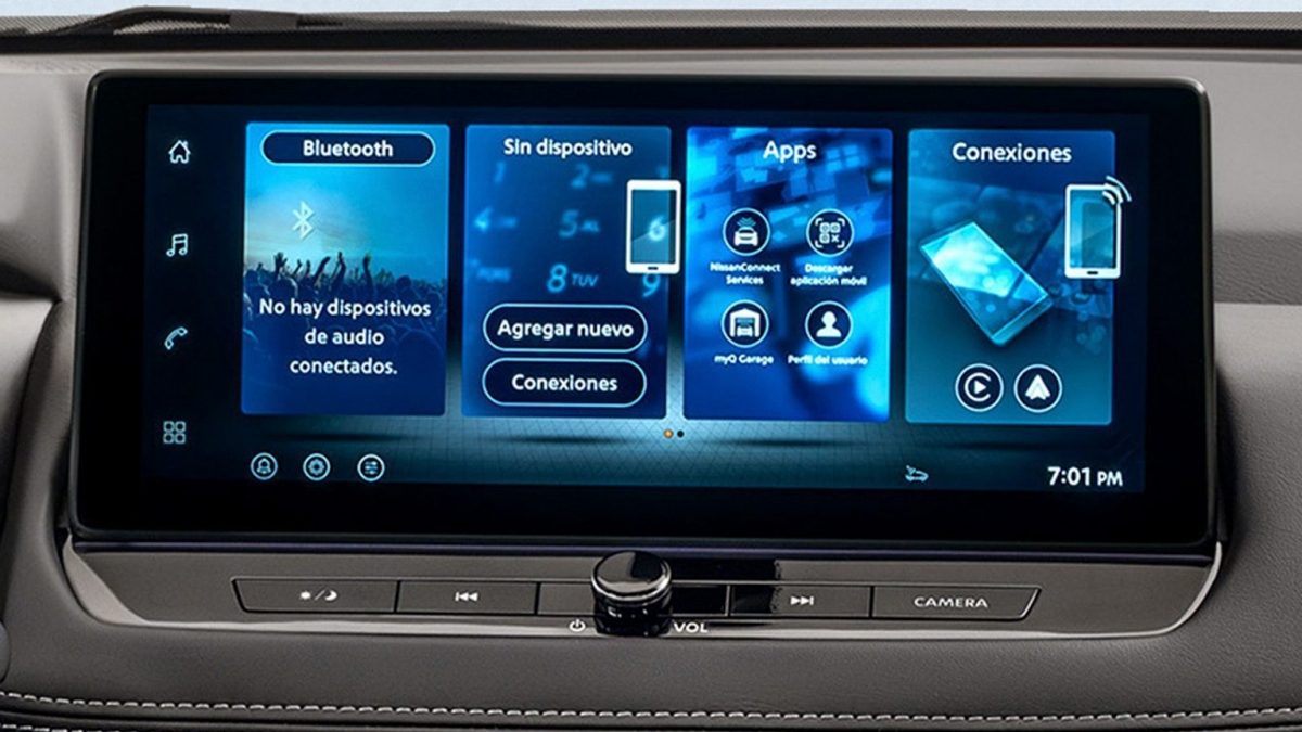 Nissan X-Trail e-POWER con e-4ORCE 2027 con pantalla de infoentretenimiento de 12.3"
