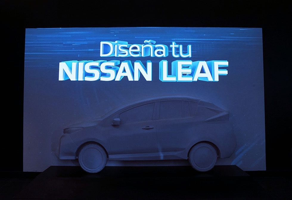 Simulador de Nissan en Kidzania para diseñar tu Nissan Leaf