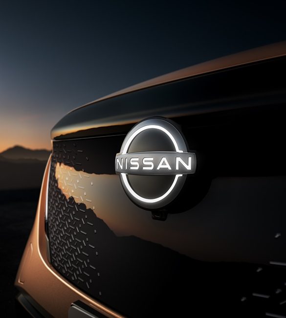 Nuevo Logo de Nissan en Nissan Ariya 100% eléctrico
