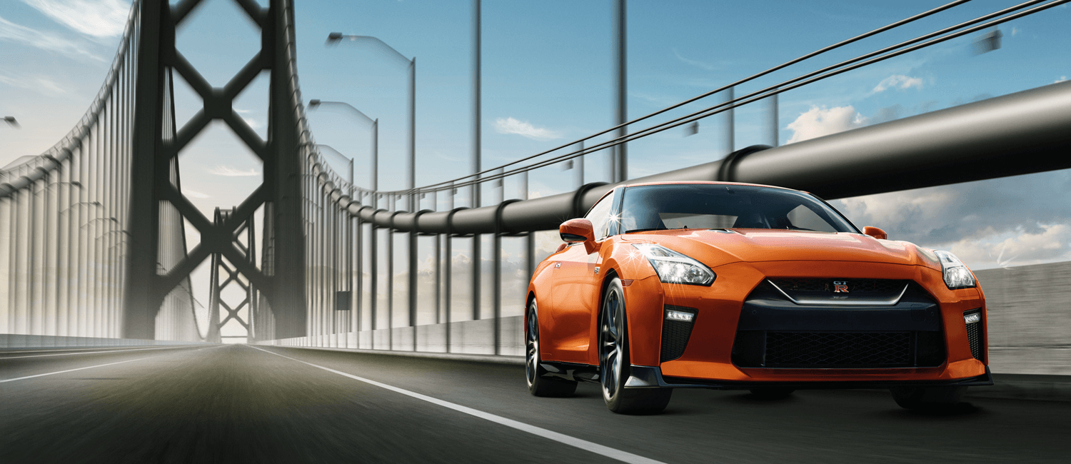 Nissan GT-R color anaranjado