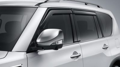 Deflectores de viento para puertas