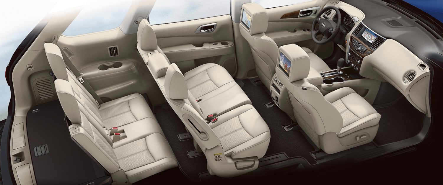 Nissan Pathfinder 2021, vista interior